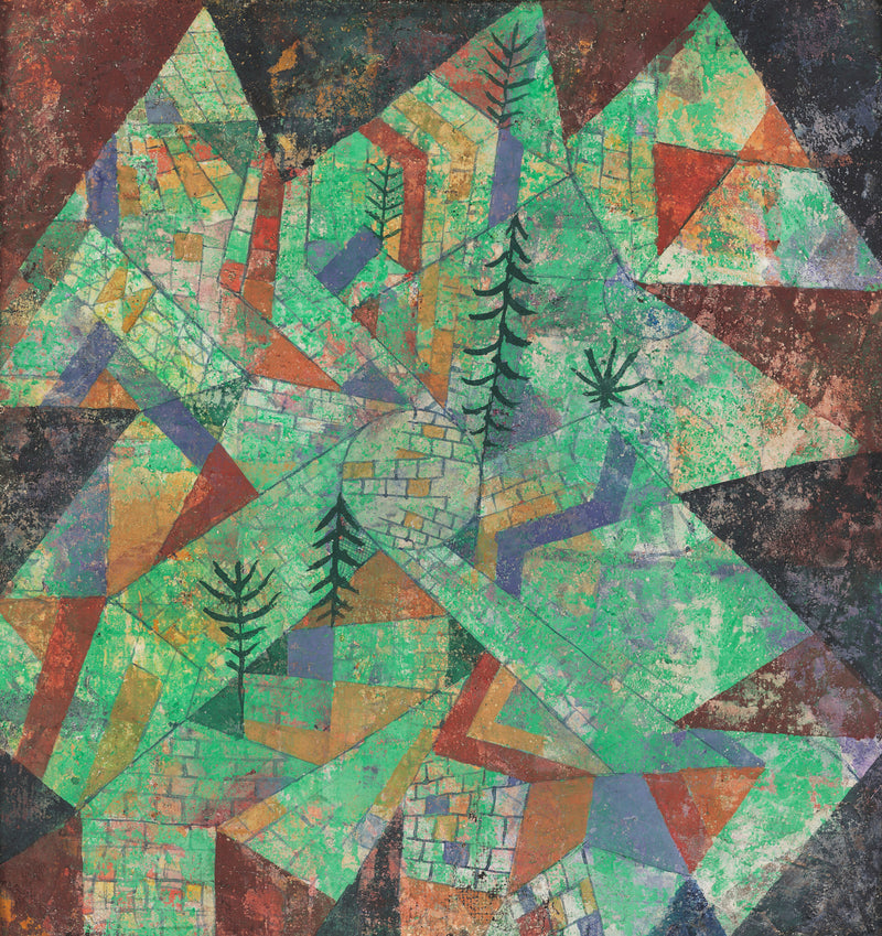 Wald Bau - Paul Klee