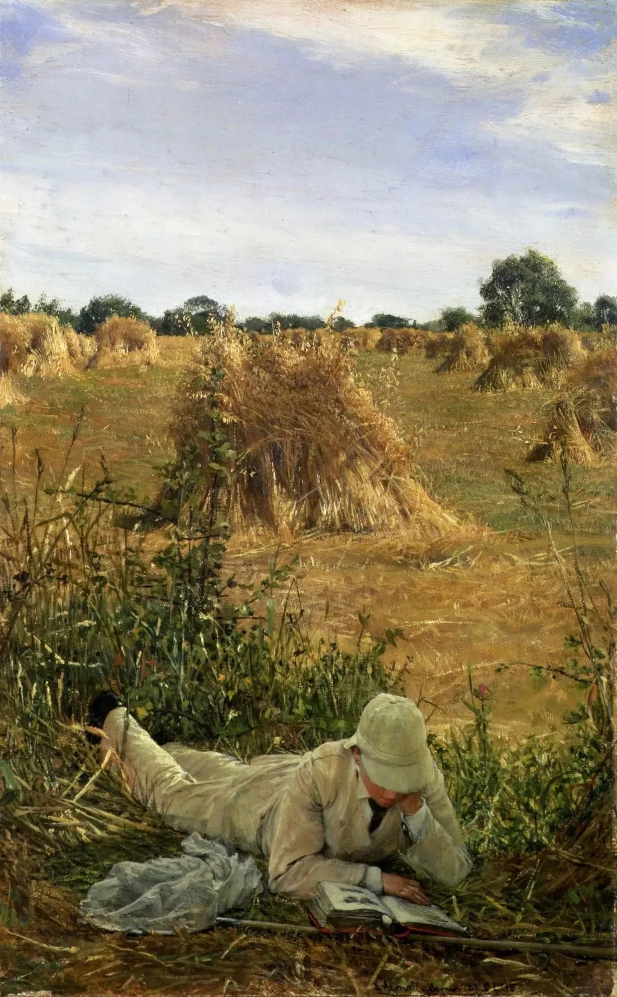 94 degrés à l'ombre - Lawrence Alma-Tadema image 1 reproduction d’œuvre d’art à l’huile
