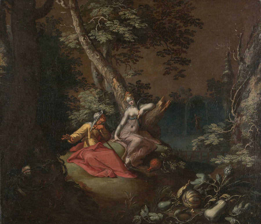Paysage avec Vertumne et Pomona - Abraham Bloemaert