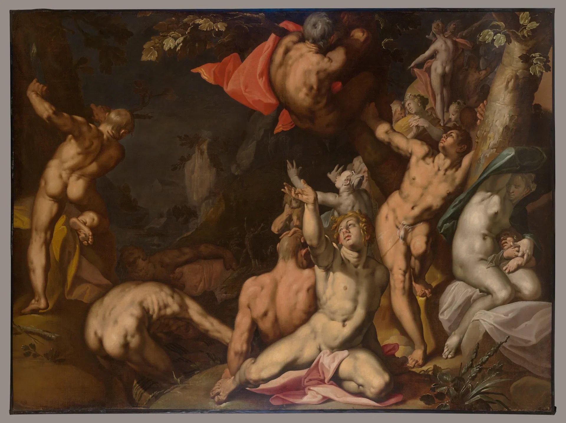 Le déluge - Abraham Bloemaert image 1 reproduction artisanale de tableau
