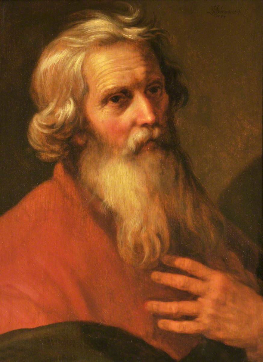 Tête d'un vieil homme - Abraham Bloemaert image 1 tableau peint à l’huile sur toile