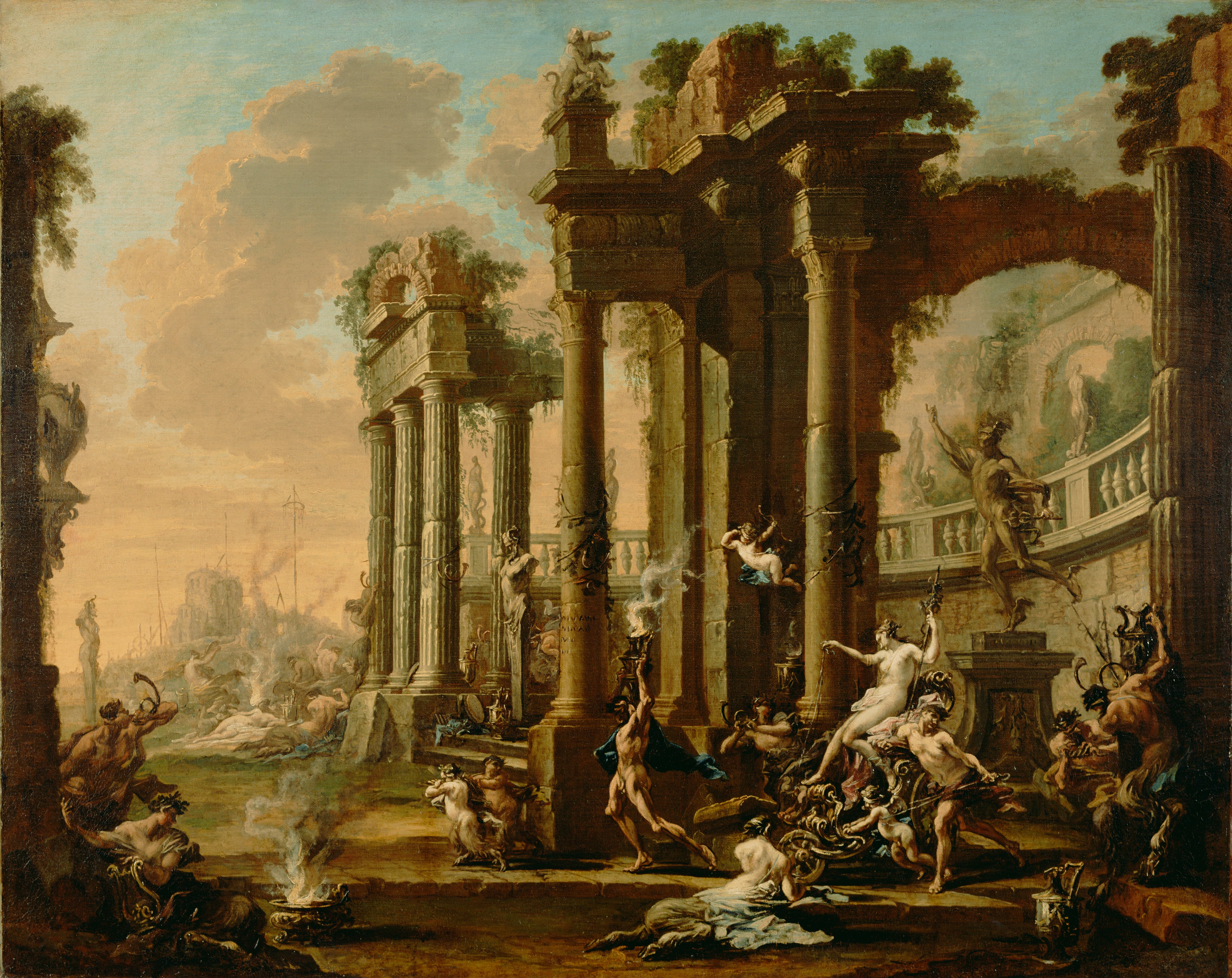 Le triomphe de Vénus - Alessandro Magnasco image 1 reproduction réalisée par Alpha Reproduction