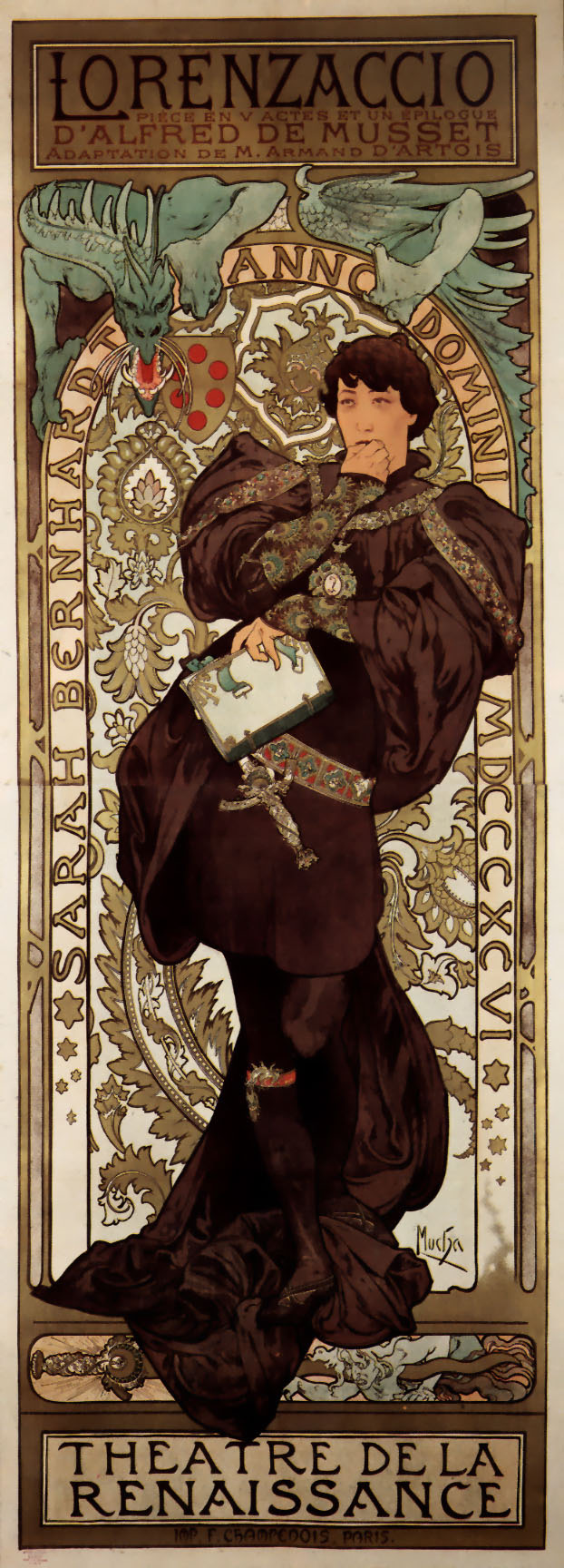 Lorenzaccio - Alphonse Mucha