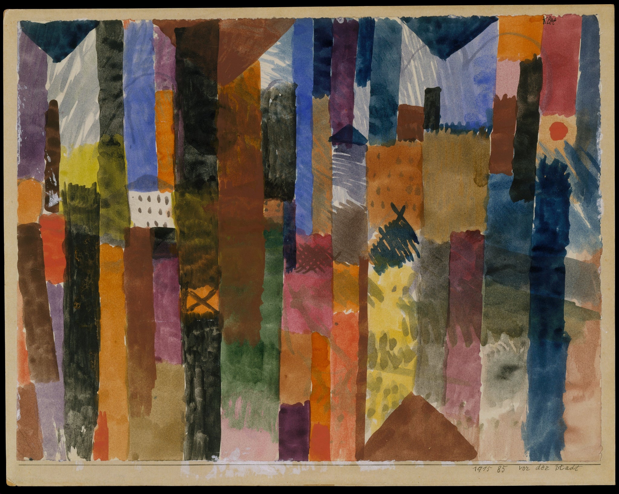 Before the Town — Paul Klee