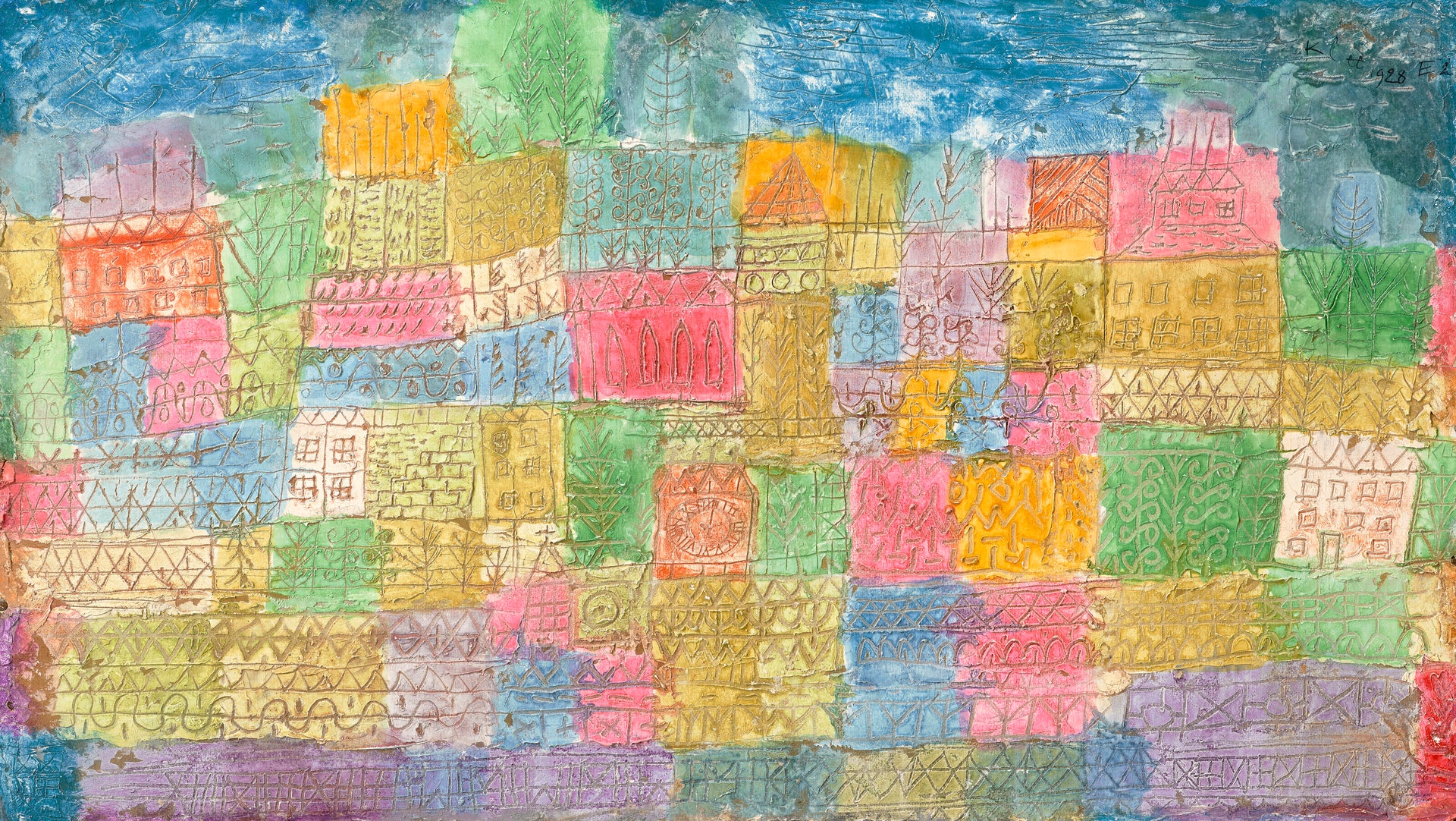 Bunte Landschaft, 1928 — Paul Klee