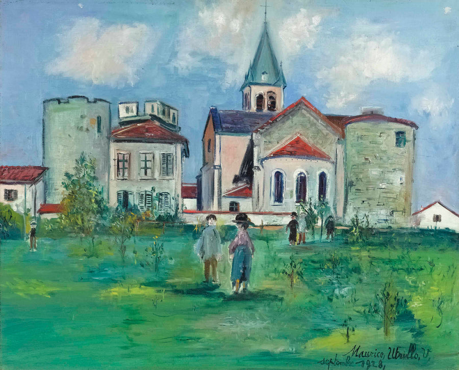 Église d'Ambérieux-en-Dombes (Ain) (1928) - Maurice Utrillo