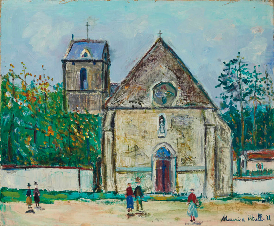 Église de Saint-Hilarion (Seine-et-Oise) (1947) - Maurice Utrillo