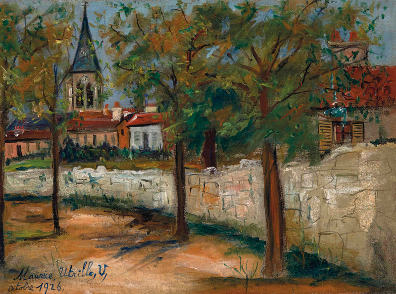 Église de campagne (1926) - Maurice Utrillo
