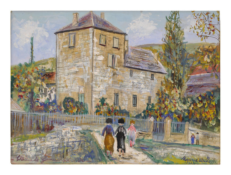 Château de Gamay (Côte-d'Or) (1933) - Maurice Utrillo