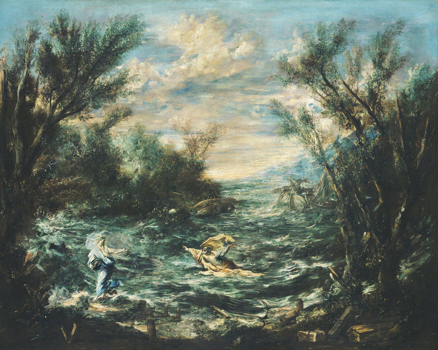 Le Christ au bord de la mer de Galilée - Alessandro Magnasco