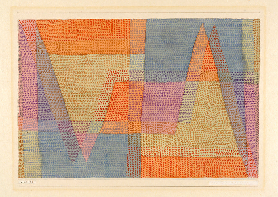La lumière et les arêtes - Paul Klee