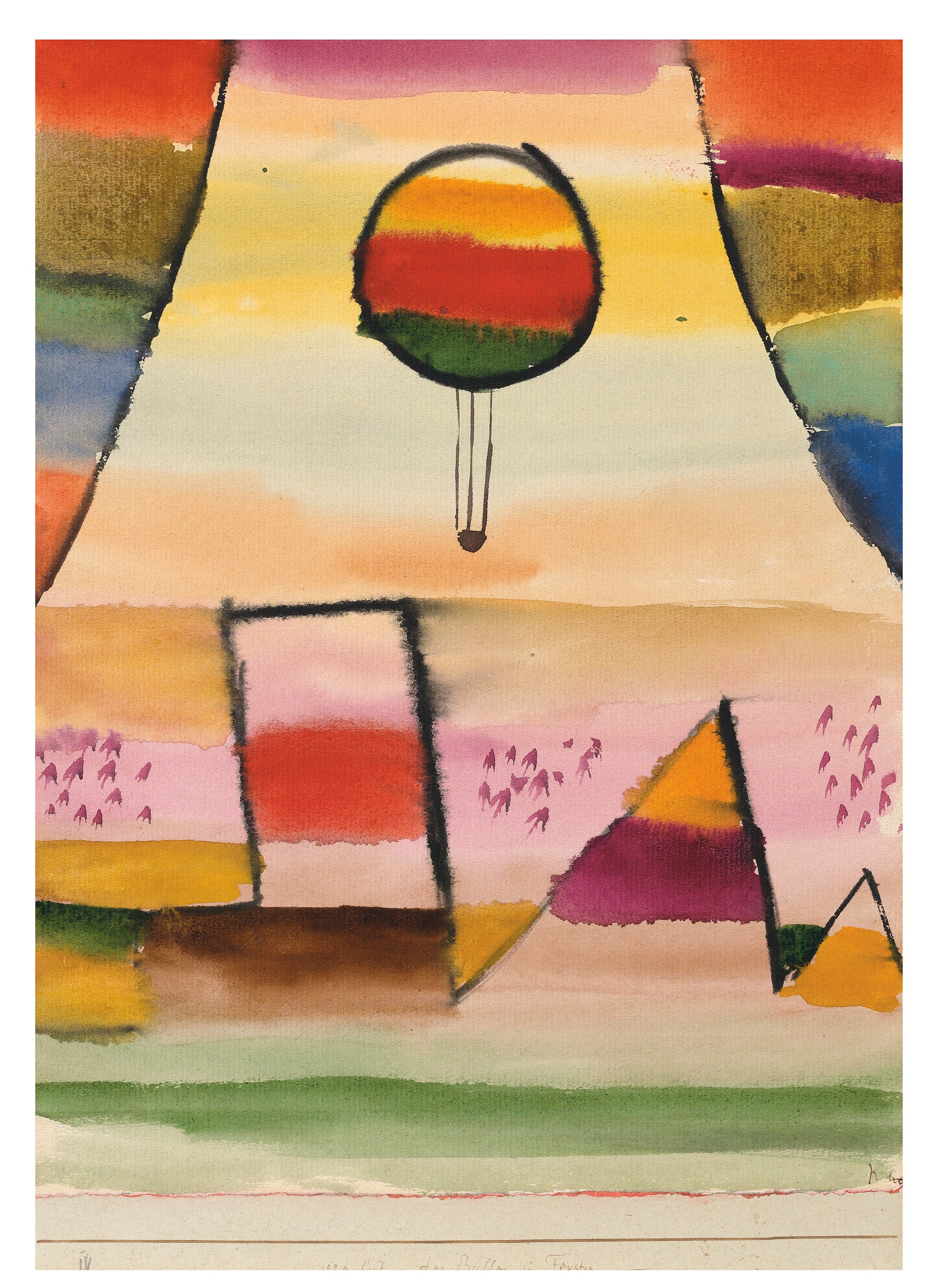 Der Ballon im Fenster, 1929 — Paul Klee