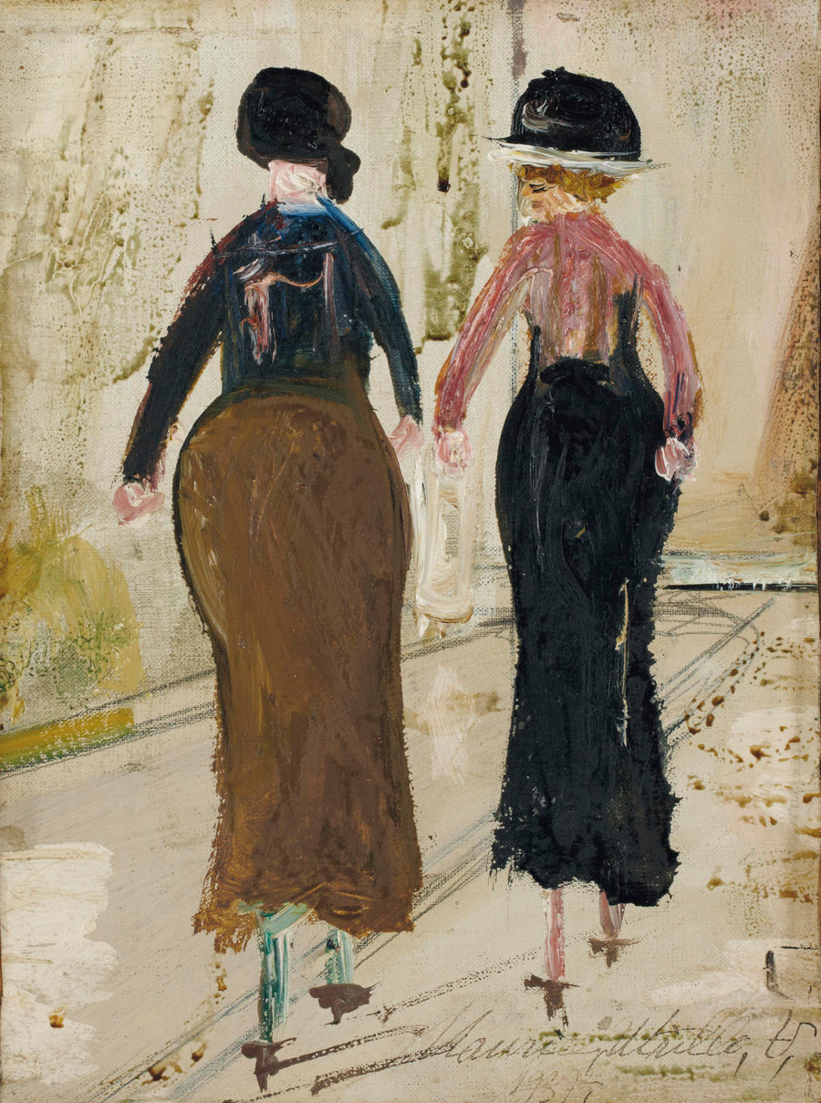Deux femmes de dos (1937) - Maurice Utrillo