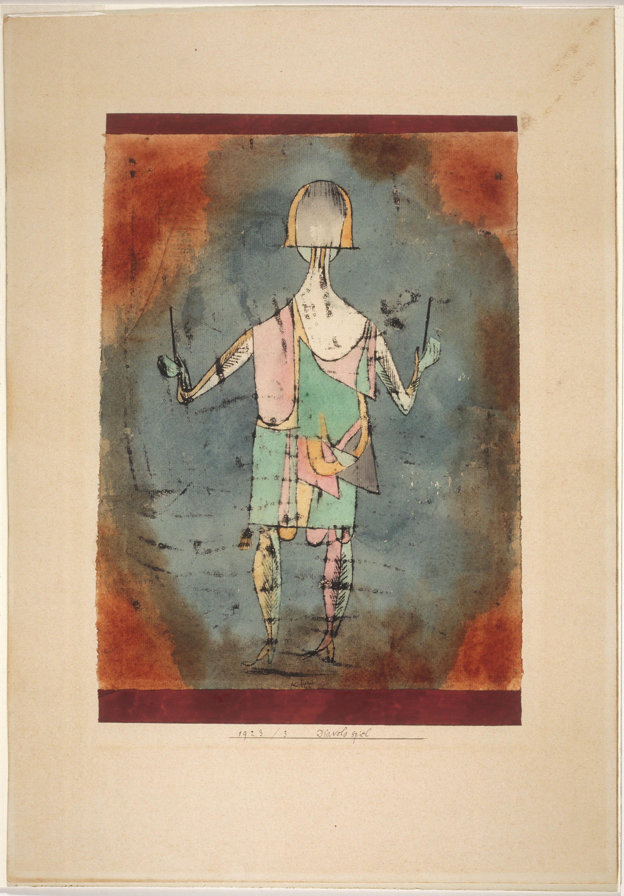 Diavolo Player — Paul Klee