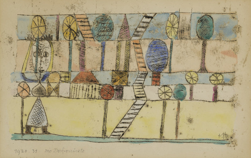The Village Madwoman - Paul Klee