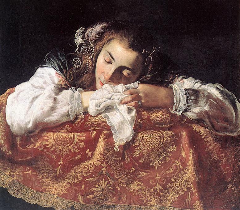 Remplir dormant - Domenico Fetti image 1 copie de tableau peinte à la main