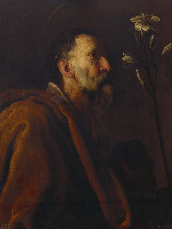Un vieux saint - Domenico Fetti image 1 copie de tableau peinte à la main