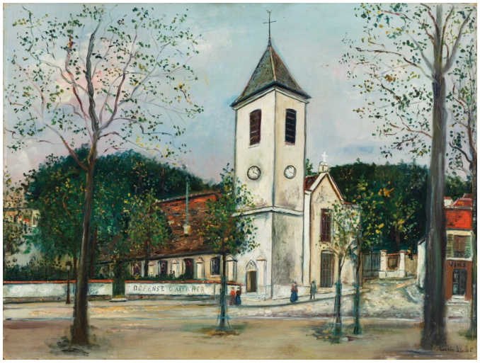 EGLISE DE BRY-SUR-MARNE - Maurice Utrillo