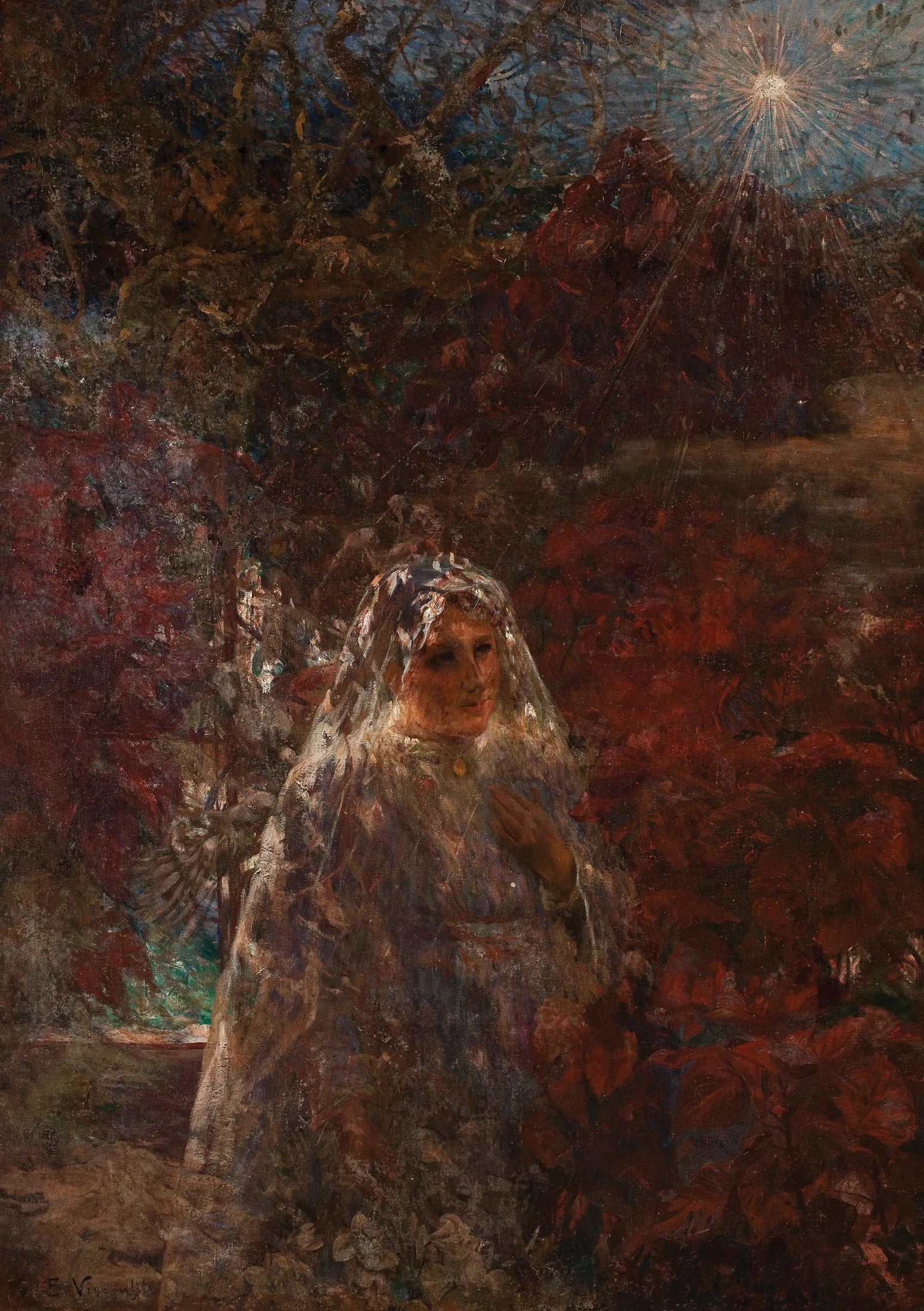 Primeira comunhão - Eliseu Visconti image 1 reproduction d’œuvre d’art à l’huile