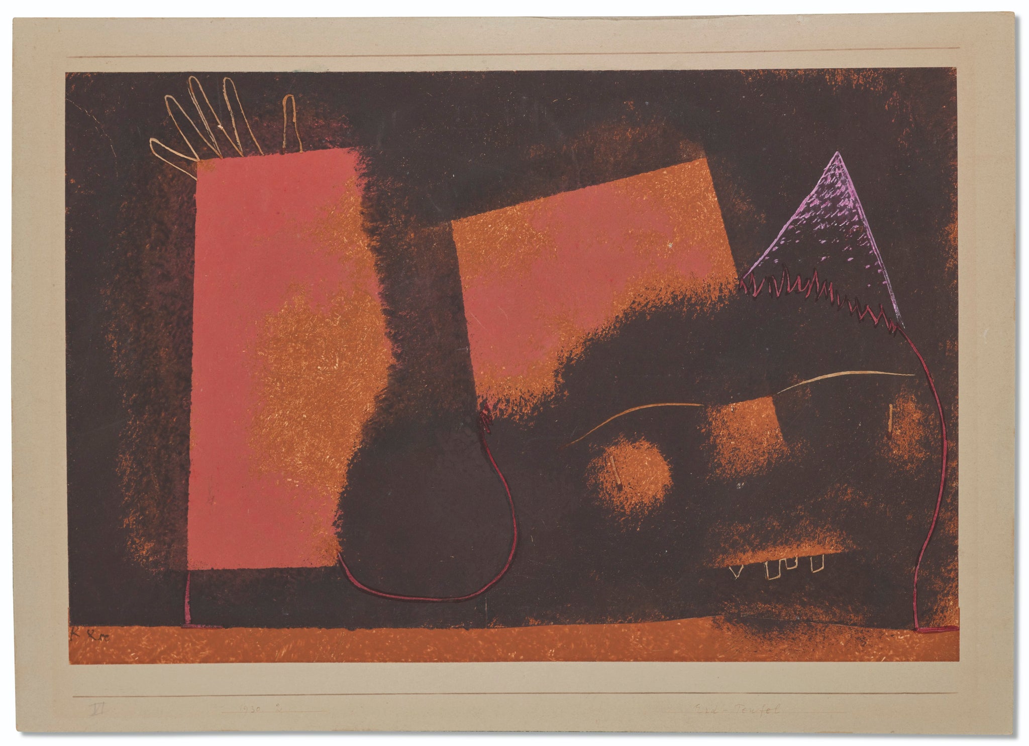 Erd Teufel, 1930 — Paul Klee