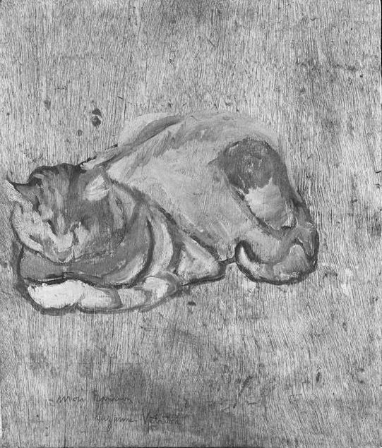 Etude du chat Raminou — Suzanne Valadon