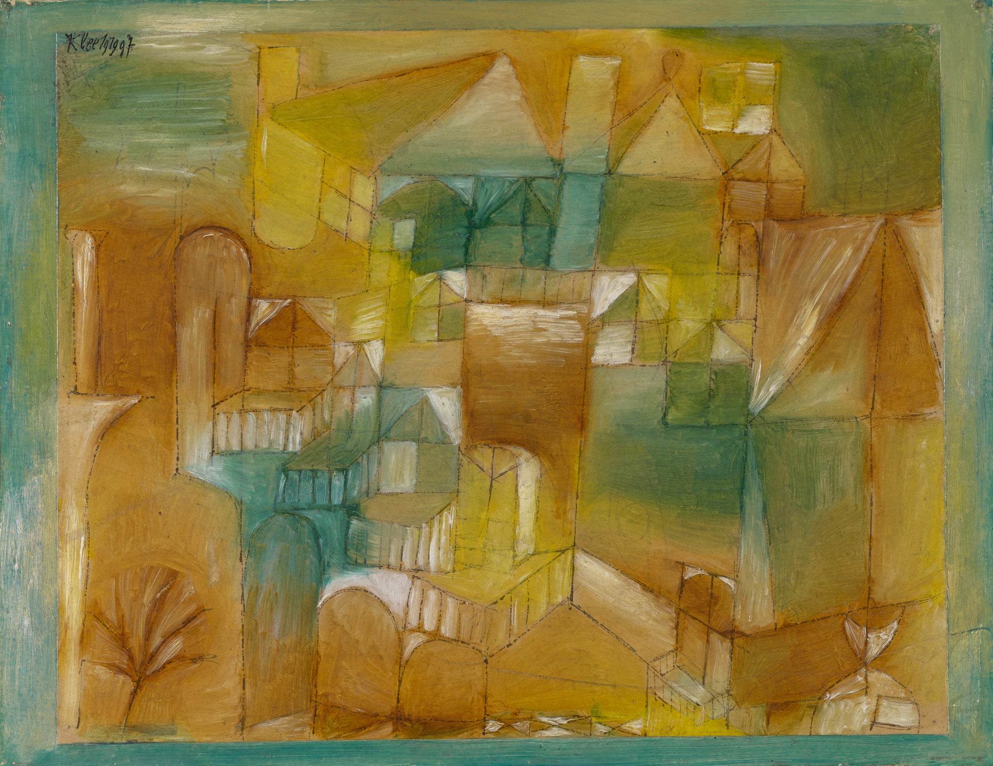 Façade brune-verte — Paul Klee