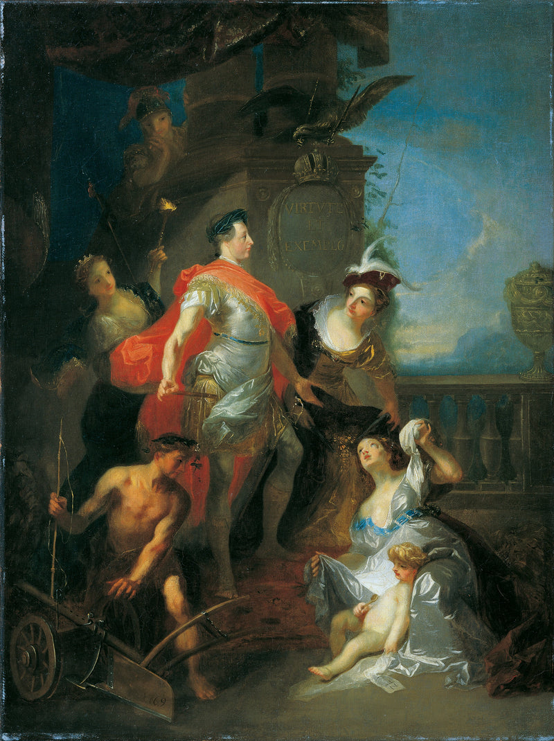 Glorification de l'empereur Joseph II. - Franz Anton Maulbertsch
