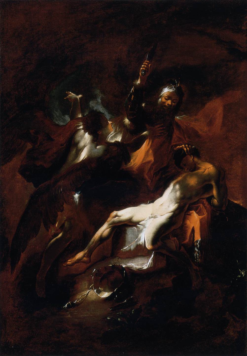 Le Sacrifice d’Isaac - Franz Anton Maulbertsch image 1 tableau peint à l’huile sur toile