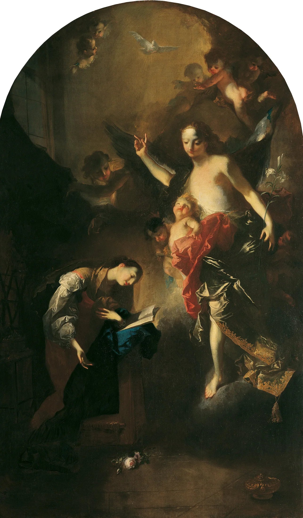 Annonciation à Marie - Franz Anton Maulbertsch image 1 tableau peint à l’huile sur toile