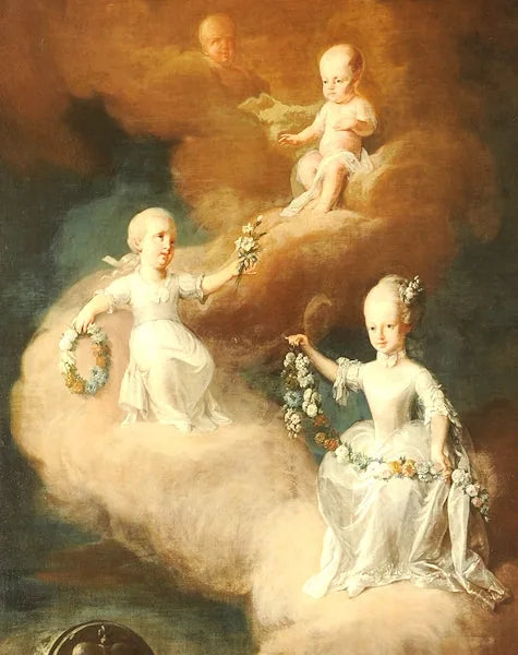 Les jeunes filles décédées de Marie-Thérèse - Franz Anton Maulbertsch image 1 reproduction de peinture à l’huile
