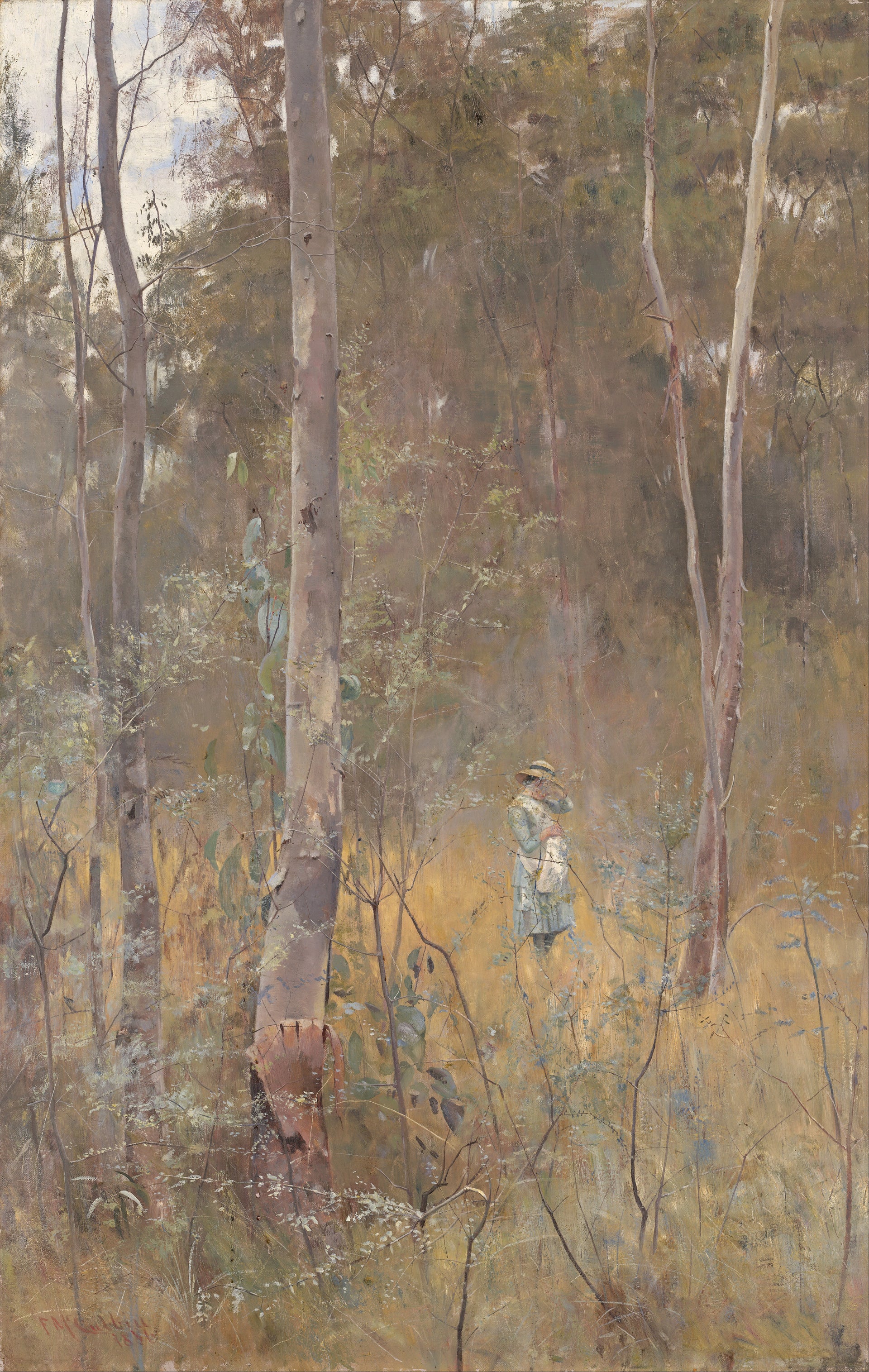 Frederick McCubbin, Lost, 1886, huile sur toile, National Gallery of Victoria