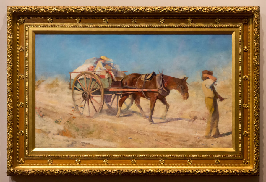 The North wind - Frederick McCubbin