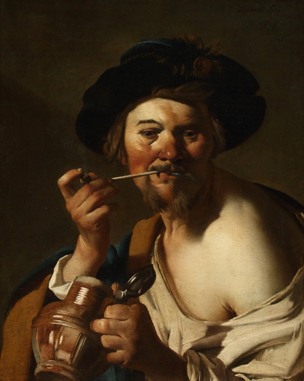 Fumeur de pipe - Dirck van Baburen
