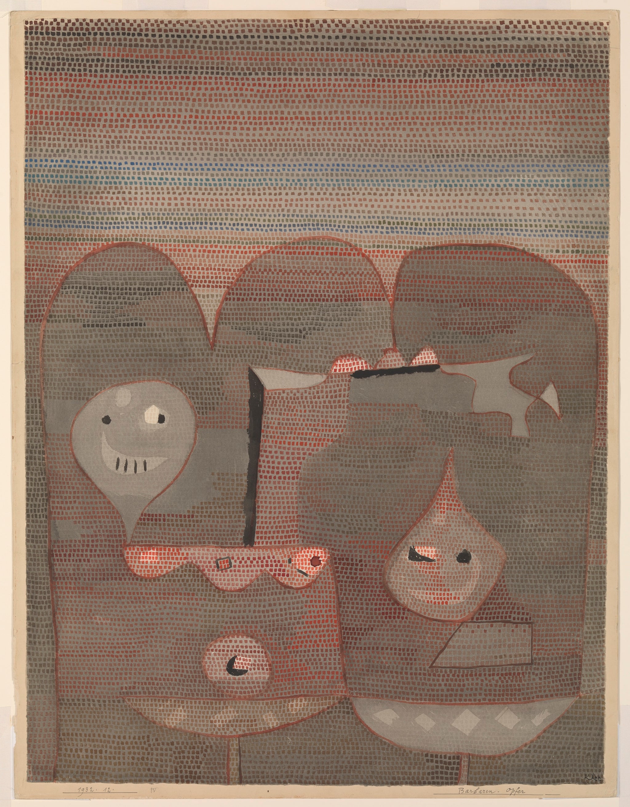 Barbarian Sacrifice. — Paul Klee