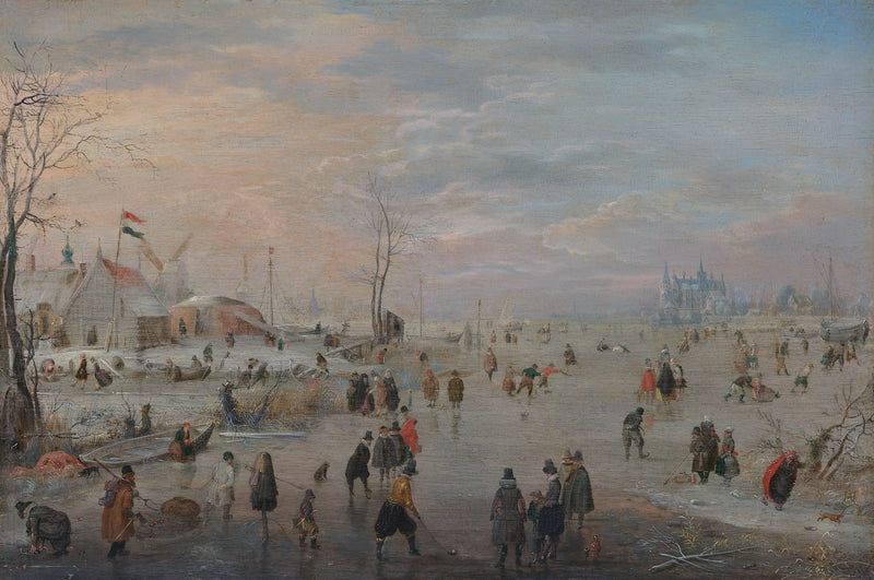 J'apprécie la glace - Hendrick Avercamp