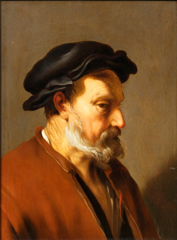 Head of an Old Man - Abraham Bloemaert