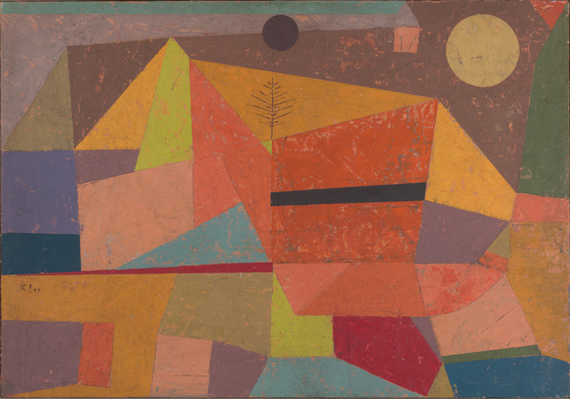Joyful Mountain Landscape - Paul Klee