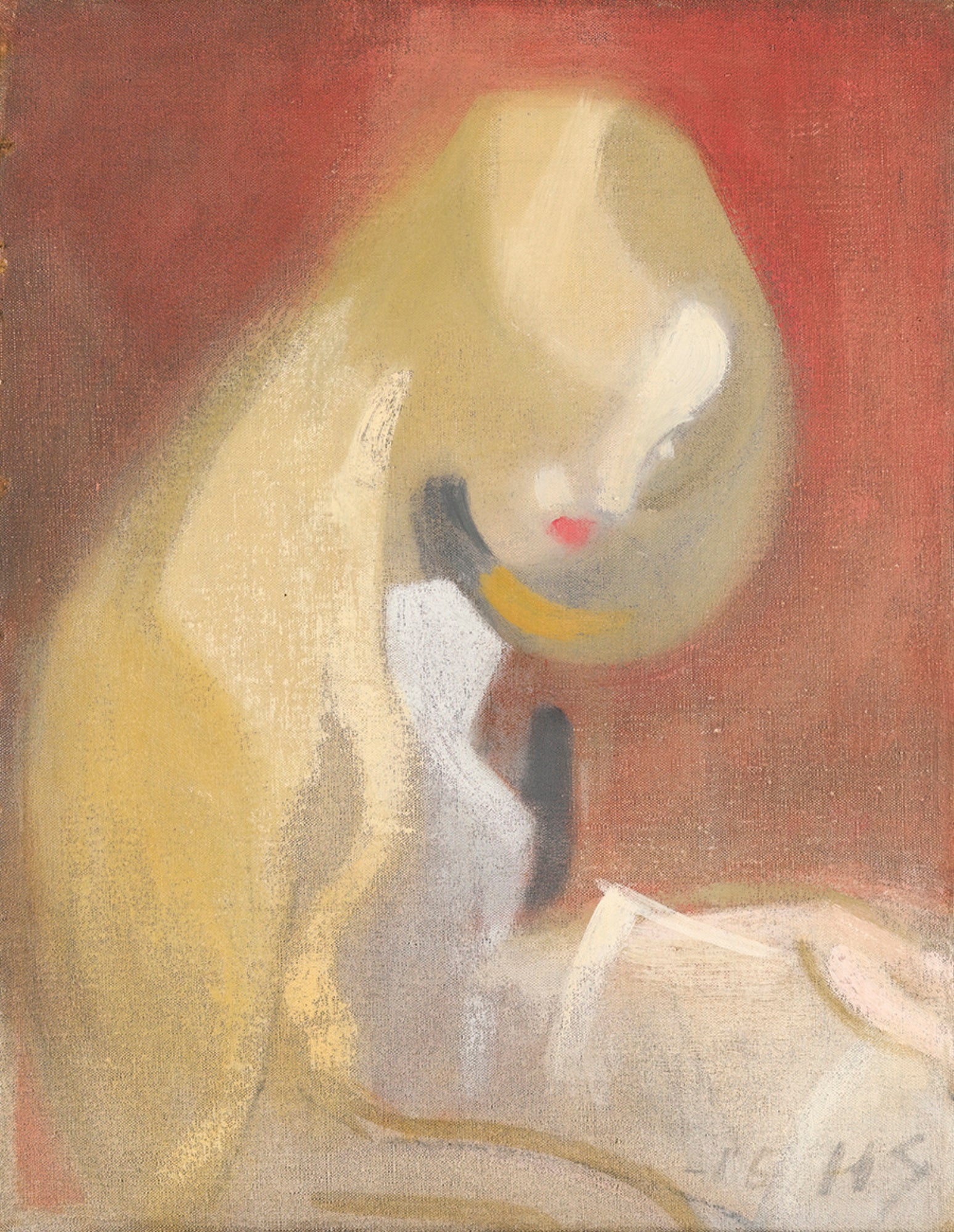 Girl with Blonde Hair - Helene Schjerfbeck