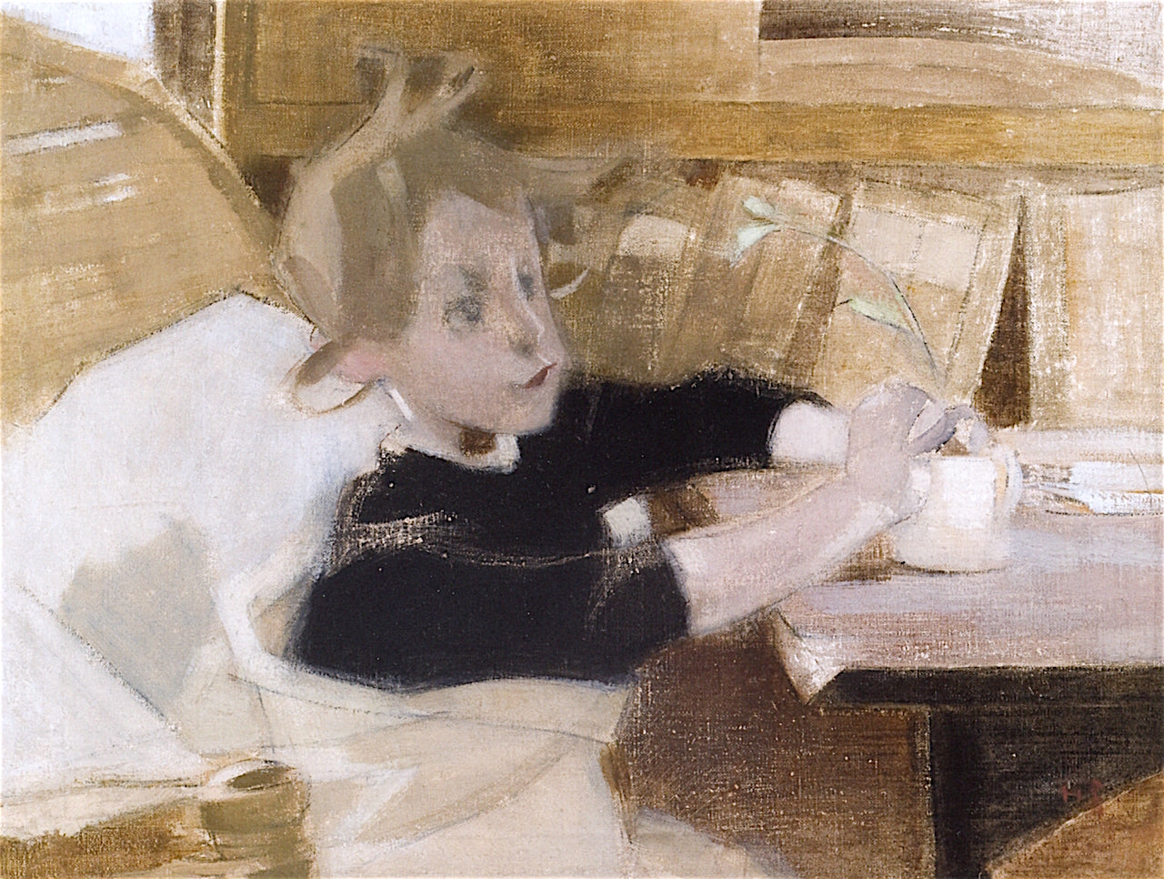 Konvalescenten II (1927) - Helene Schjerfbeck