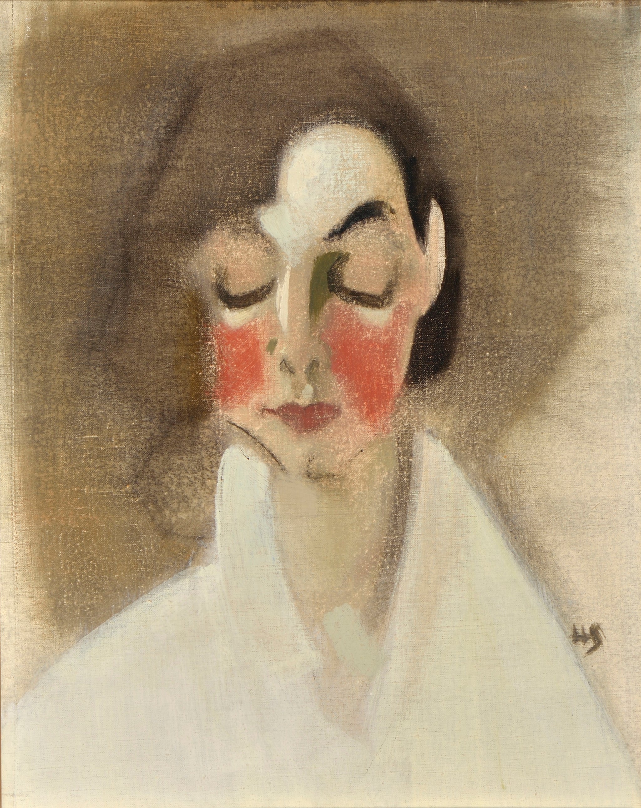 Rosy-Cheeked Girl - Helene Schjerfbeck