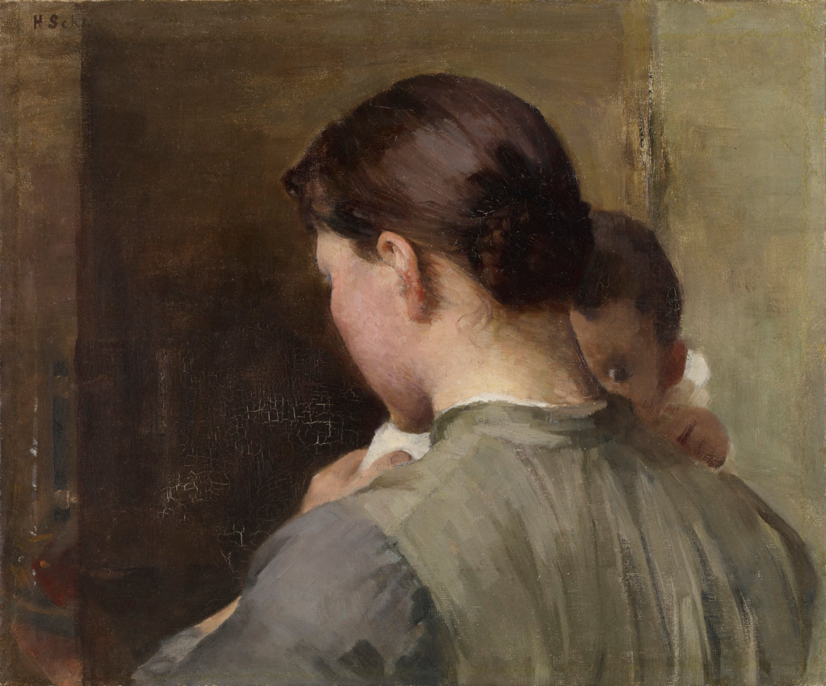 Woman and Child - Helene Schjerfbeck