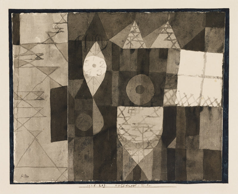 Chiaroscuro study - Paul Klee