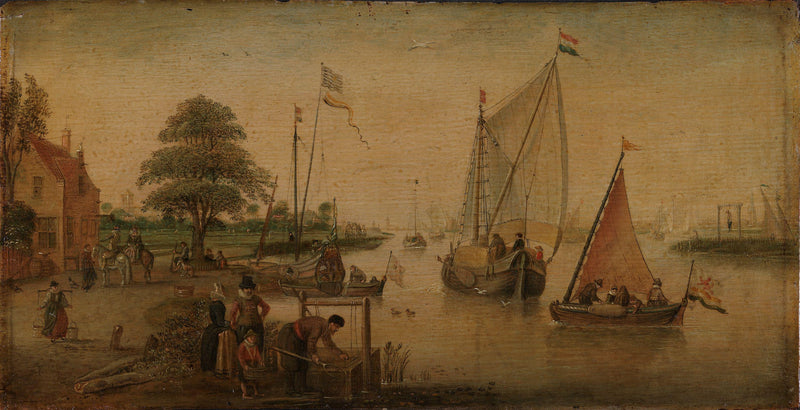 Canal néerlandais - Hendrick Avercamp