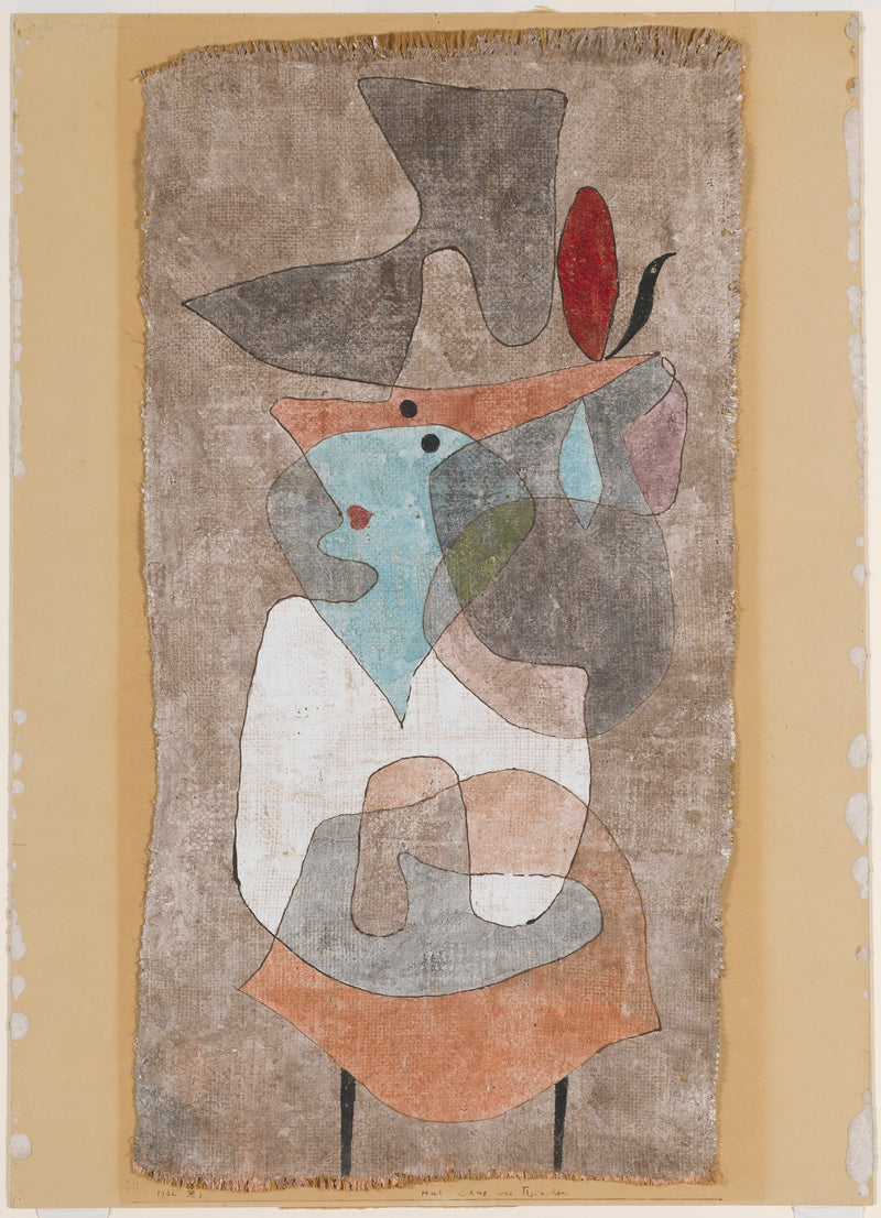 Hat, Lady and Little Table - Paul Klee