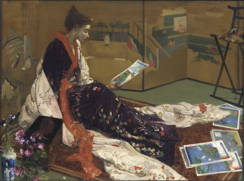 Caprice en violet et or : L'Écran d'or - James Abbott McNeill Whistler