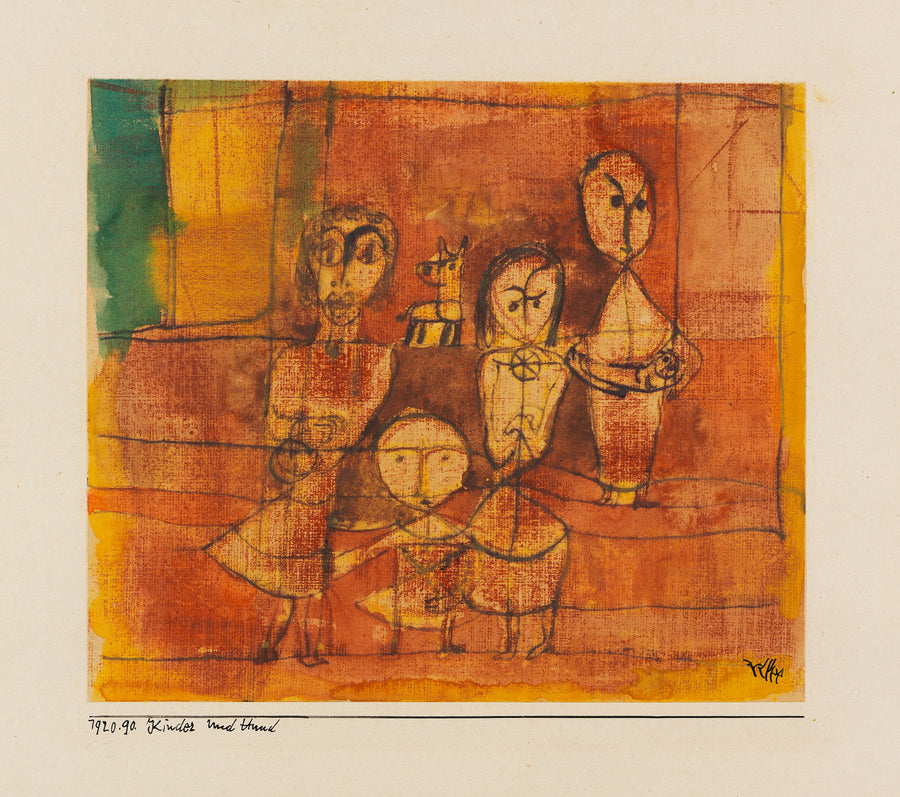 Enfants et Chien - Paul Klee