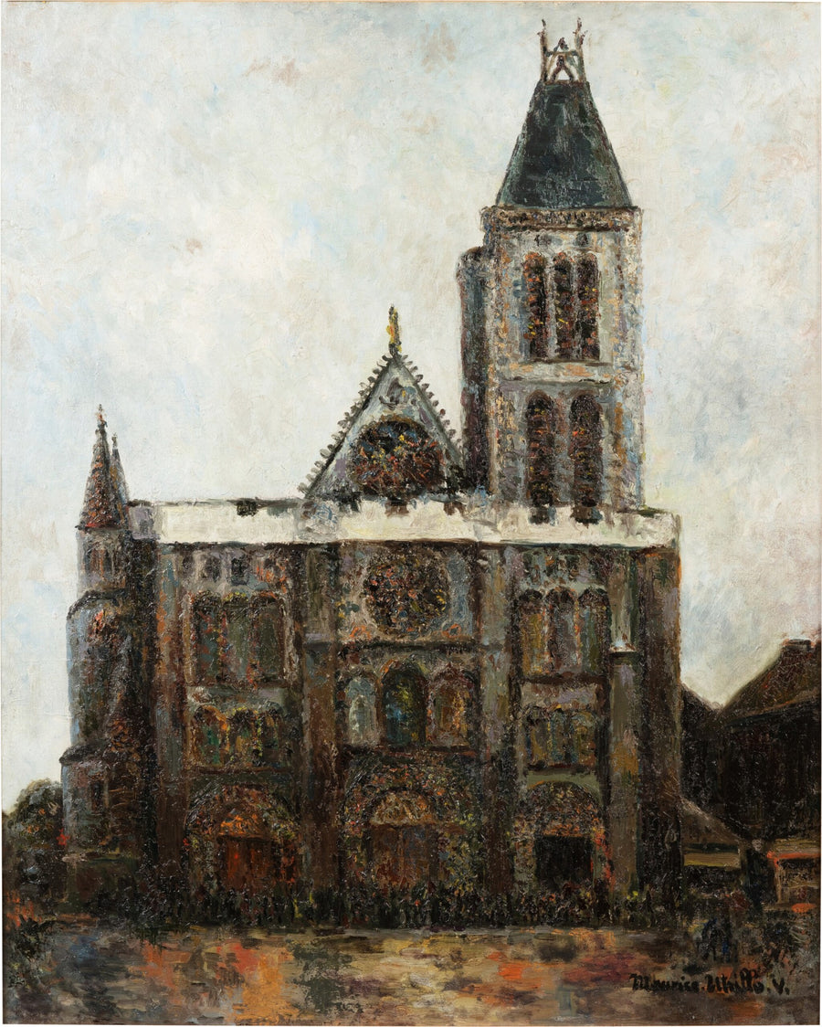 La Basilique de Saint-Denis (1908) - Maurice Utrillo