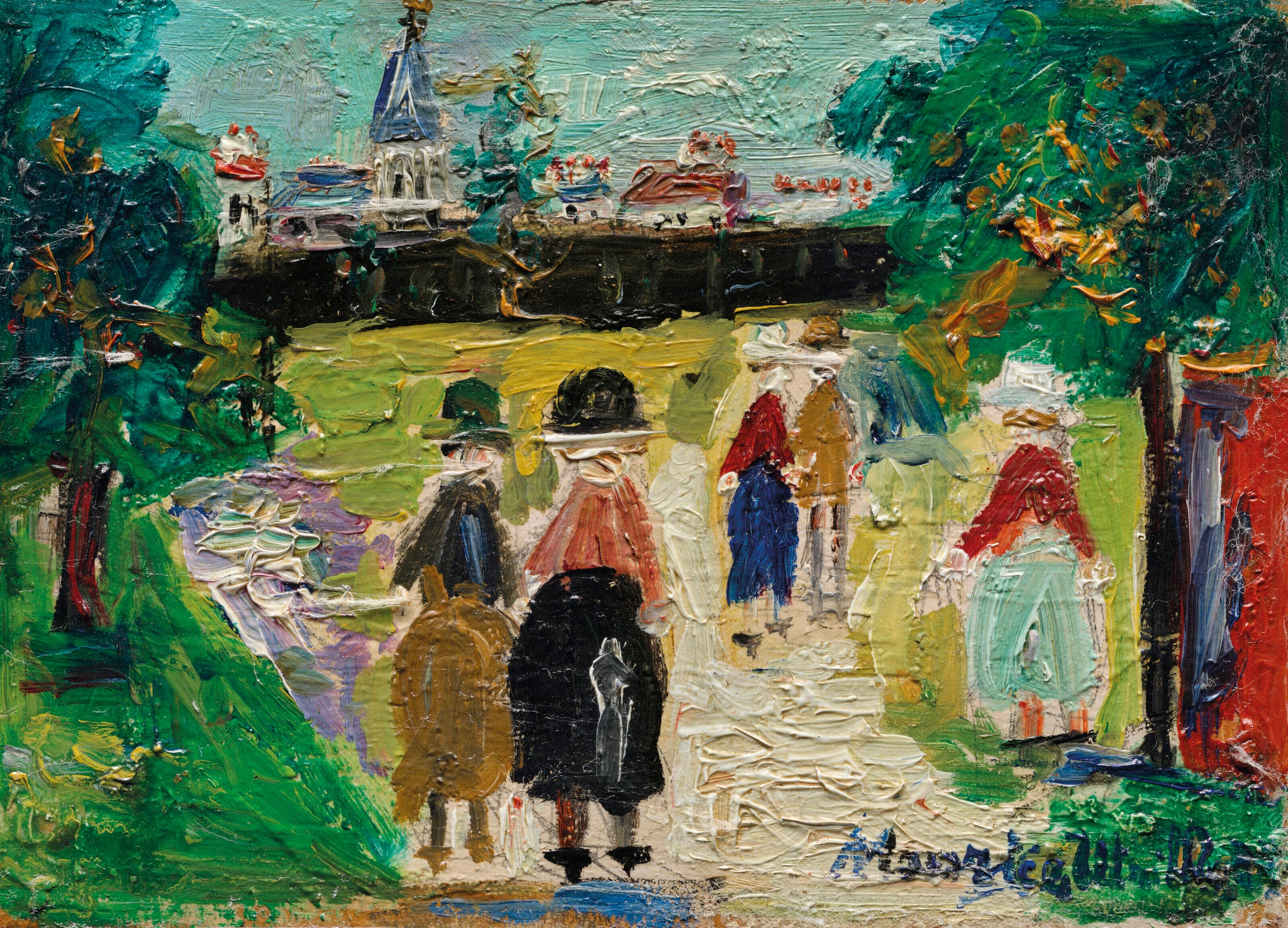La Promenade - Maurice Utrillo