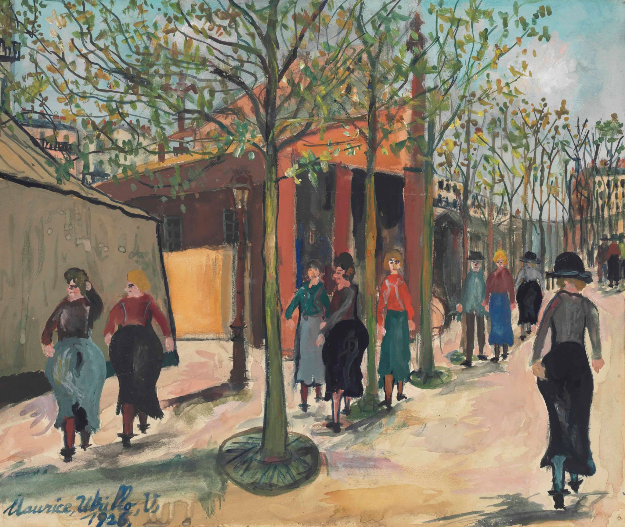 La Rue - Maurice Utrillo