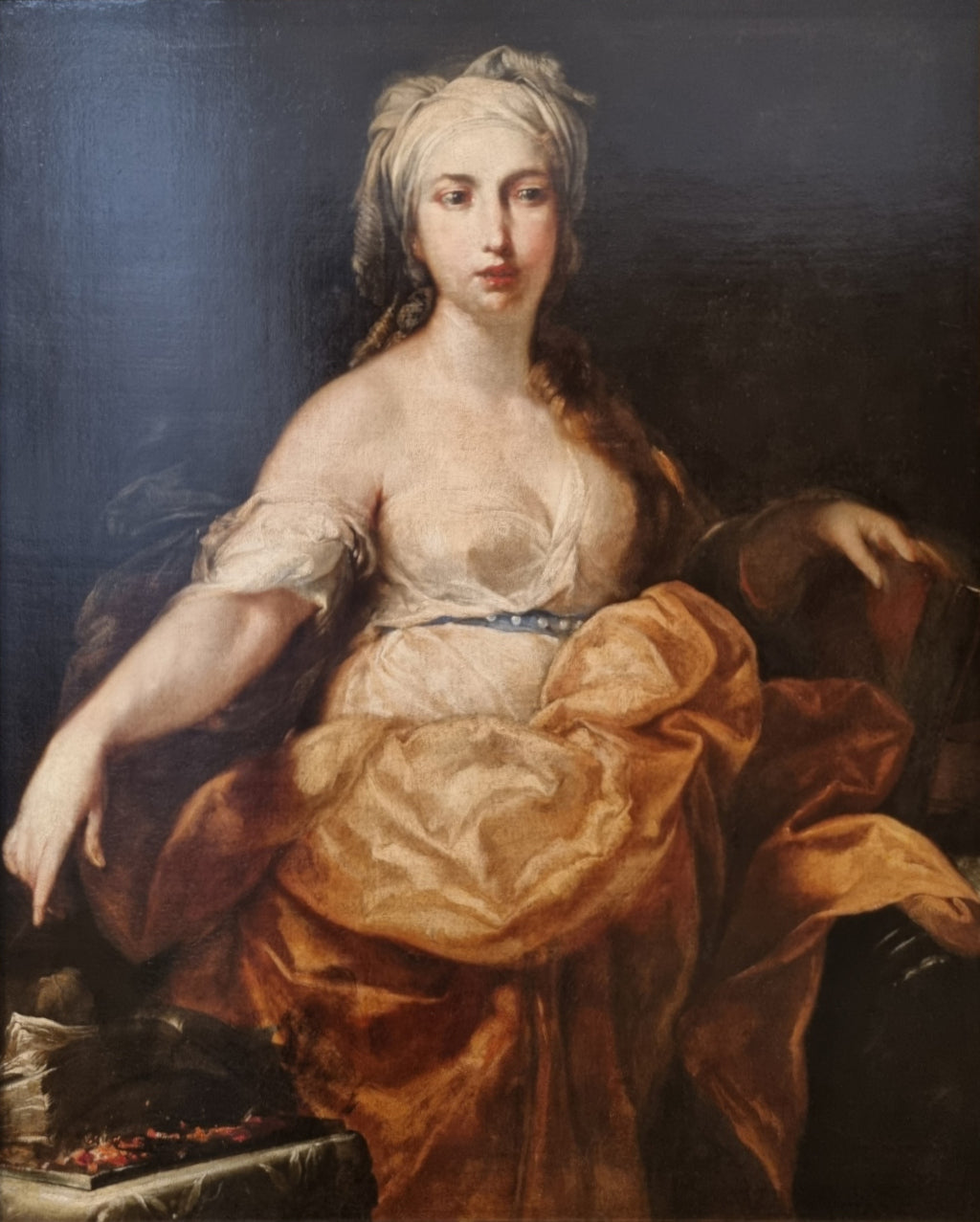 La Sibylle de Cumes - Giuseppe Maria Crespi image 1 copie de tableau peinte à la main